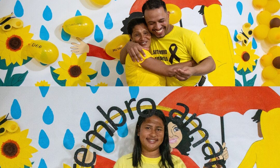 E para conscientização sobre a importância da vida, tivemos no nosso CRAS três dias de muita inf